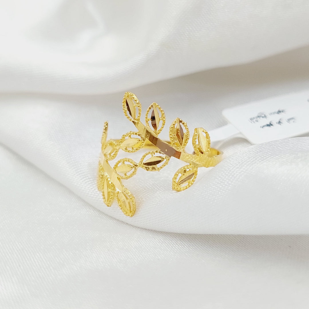 Spike Ring Made Of 21K Yellow Gold by Saeed Jewelry-28163