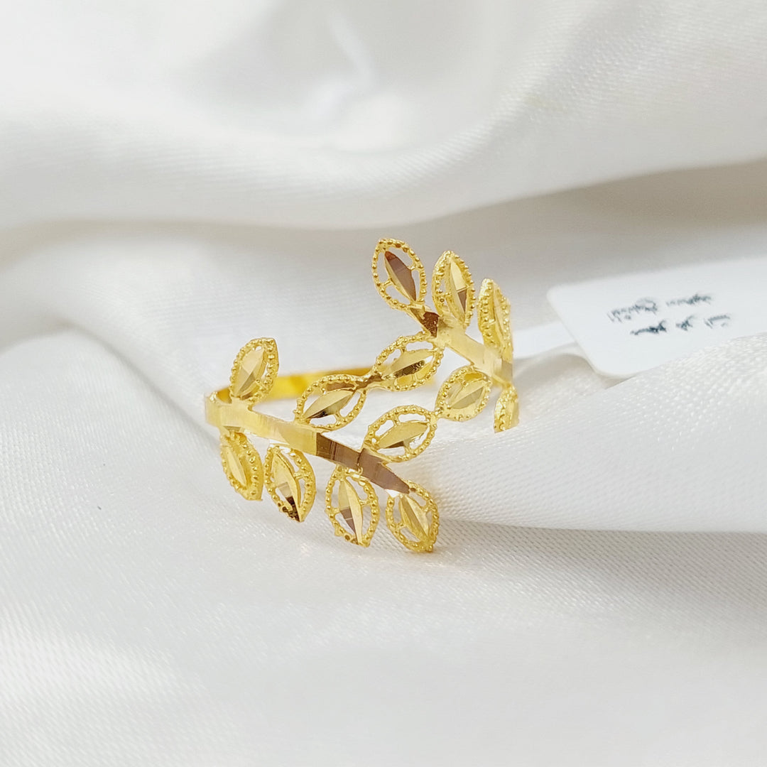 21K Gold Spike Ring by Saeed Jewelry - Image 5