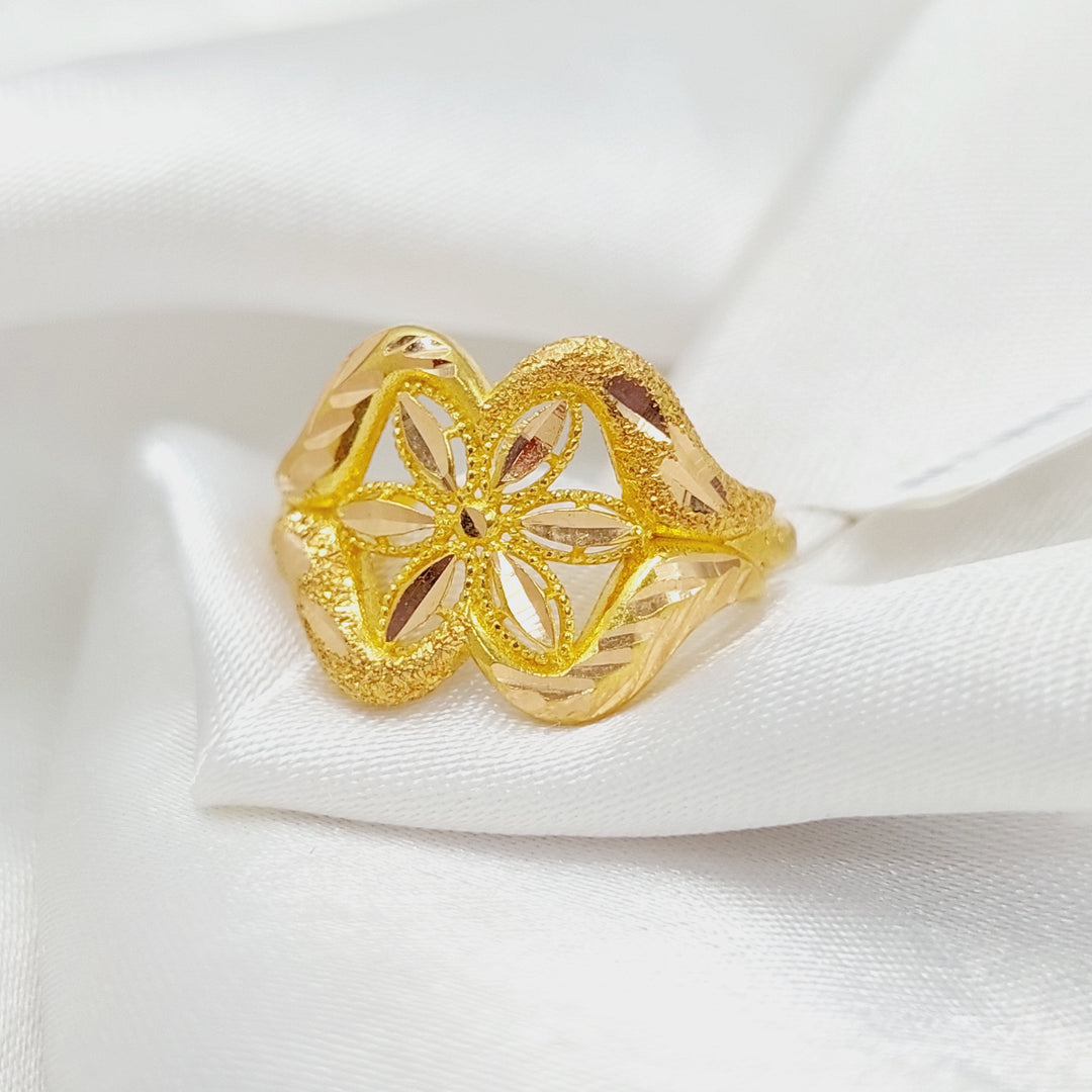 21K Gold Spike Ring by Saeed Jewelry - Image 2