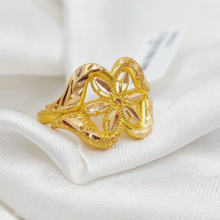 21K Gold Spike Ring by Saeed Jewelry - Image 3