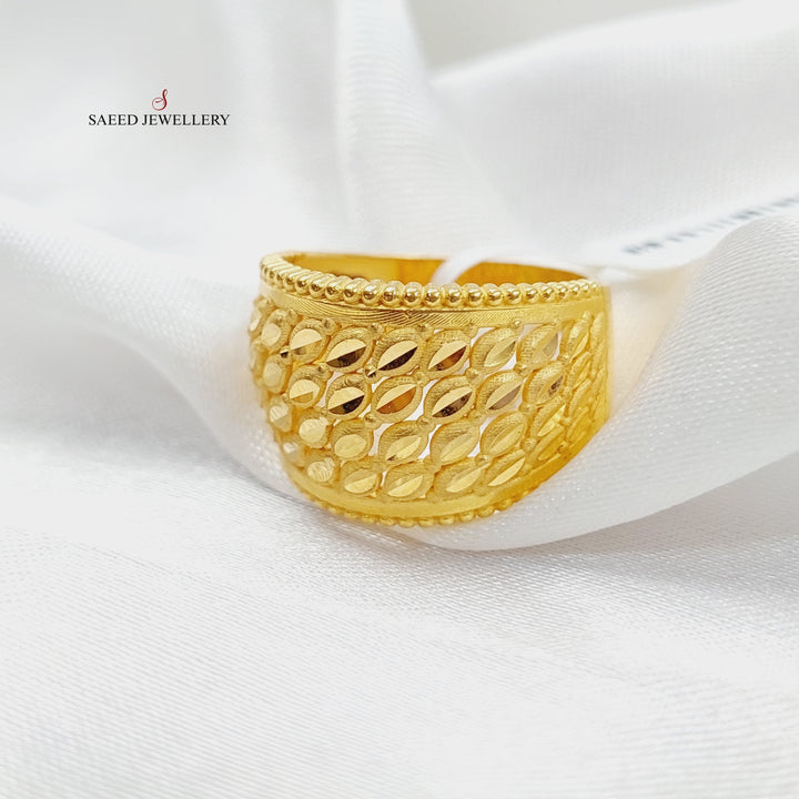 21K Gold Spike Ring by Saeed Jewelry - Image 2