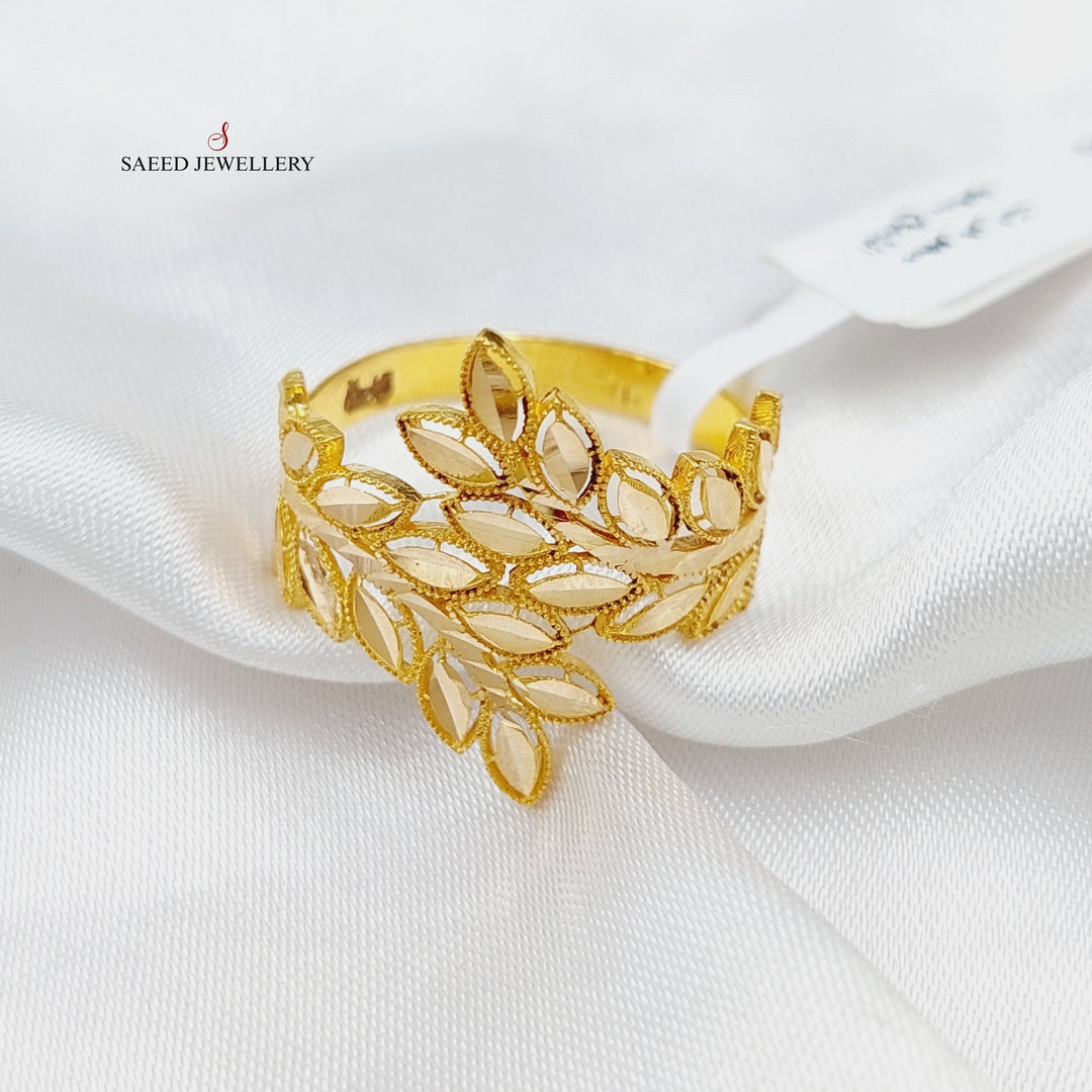 21K Gold Spike Ring by Saeed Jewelry - Image 1