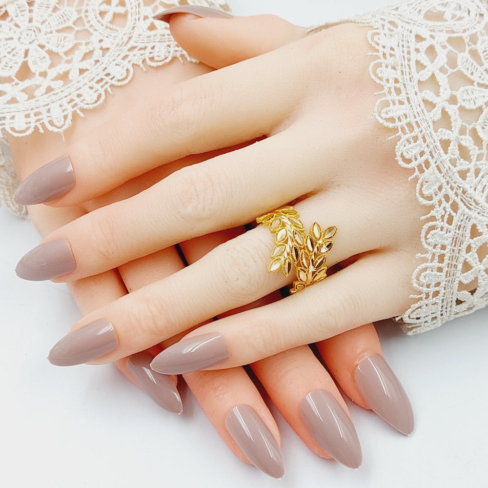 Spike Ring  Made Of 21K Yellow Gold by Saeed Jewelry-28937