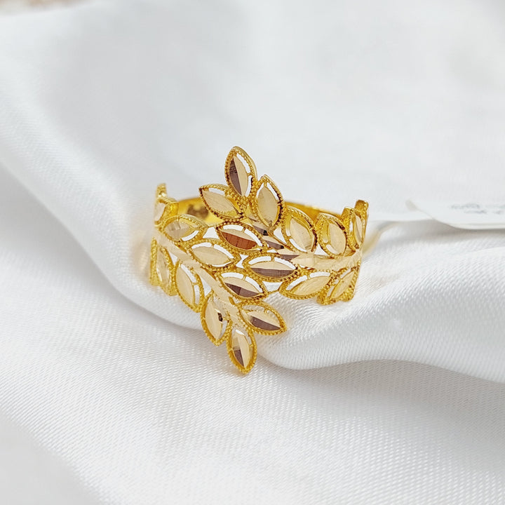 Spike Ring  Made Of 21K Yellow Gold by Saeed Jewelry-28937