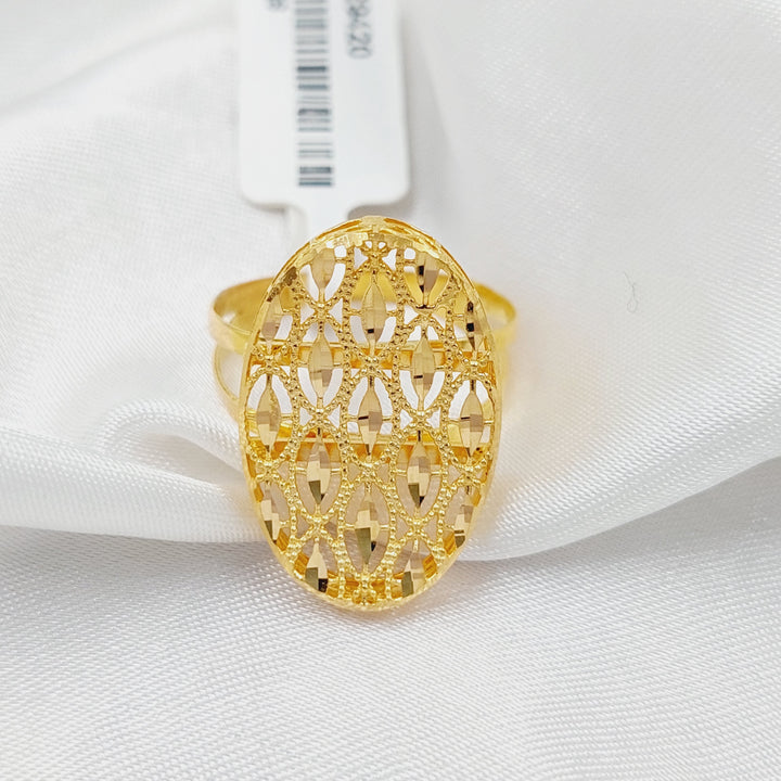 21K Gold Spike Ring by Saeed Jewelry - Image 3