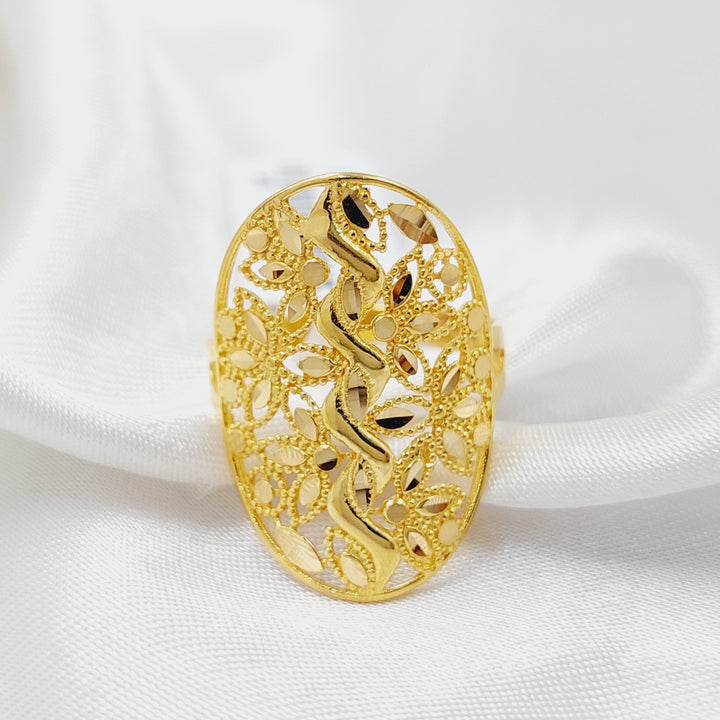 21K Gold Spike Ring by Saeed Jewelry - Image 3