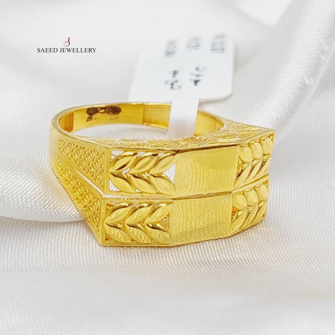 21K Gold Spike Ring by Saeed Jewelry - Image 3