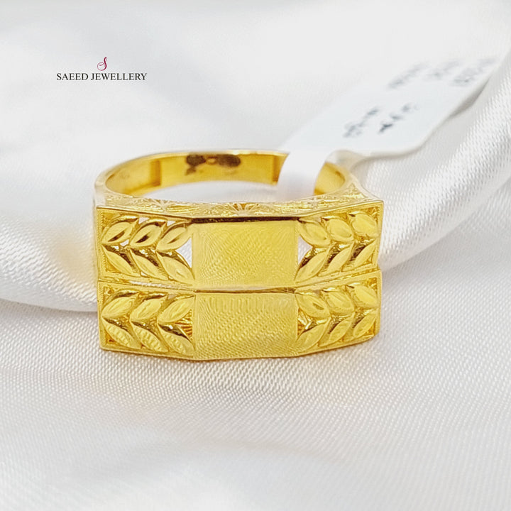 21K Gold Spike Ring by Saeed Jewelry - Image 1