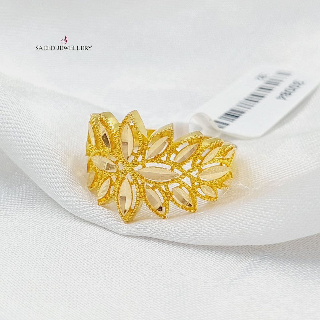 21K Gold Spike Ring by Saeed Jewelry - Image 2