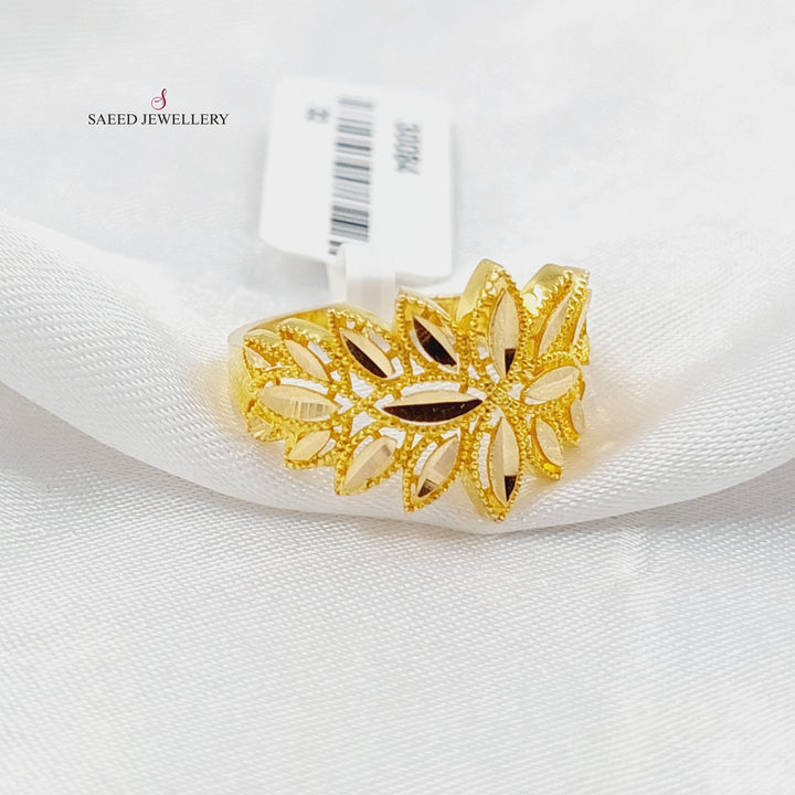 21K Gold Spike Ring by Saeed Jewelry - Image 3