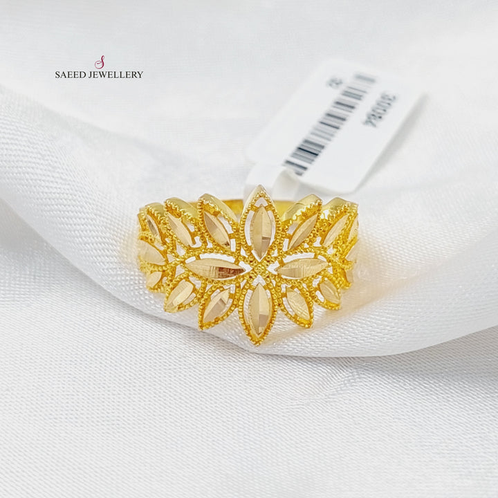 21K Gold Spike Ring by Saeed Jewelry - Image 4