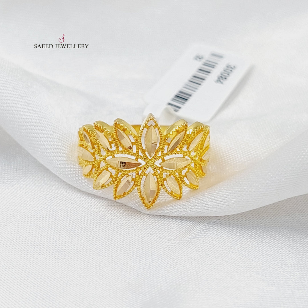 21K Gold Spike Ring by Saeed Jewelry - Image 1