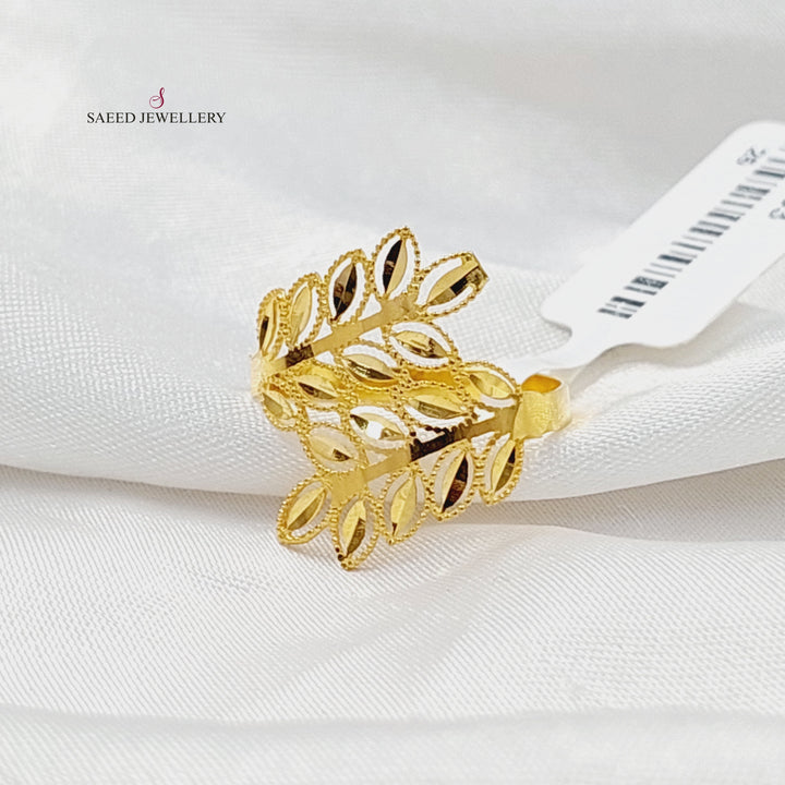 Spike Ring  Made Of 21K Yellow Gold by Saeed Jewelry-30353