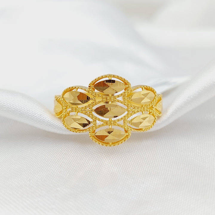 21K Gold Spike Ring by Saeed Jewelry - Image 3