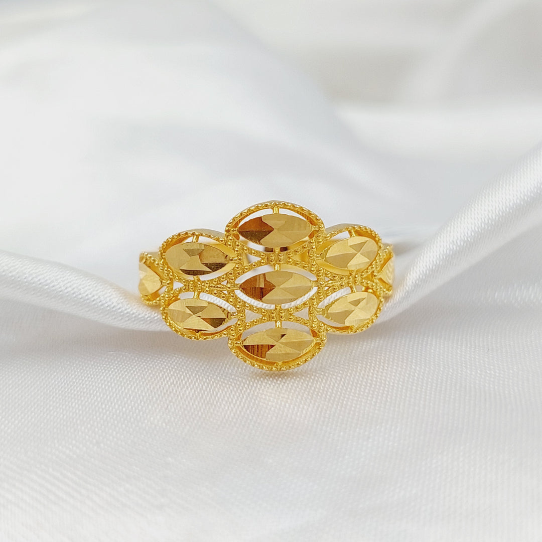 Spike Ring  Made of 21K Yellow Gold by Saeed Jewelry-31031