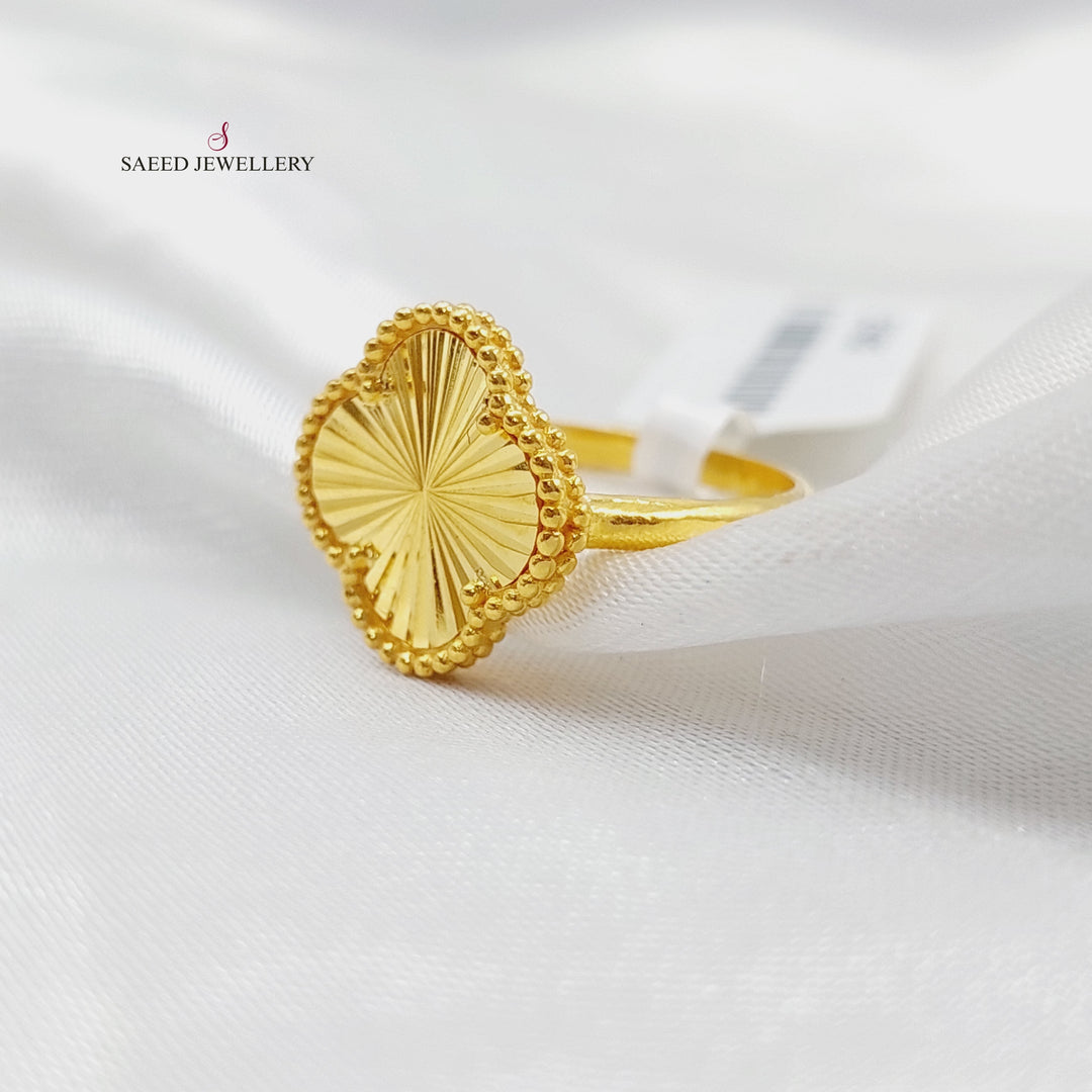 21K Gold Srat Ring by Saeed Jewelry - Image 3