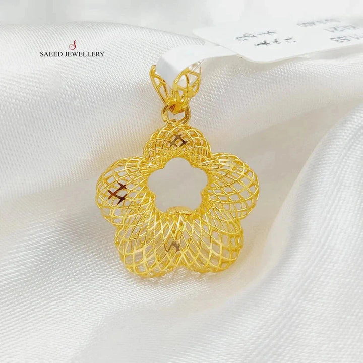 21K Gold Star Pendant by Saeed Jewelry - Image 5