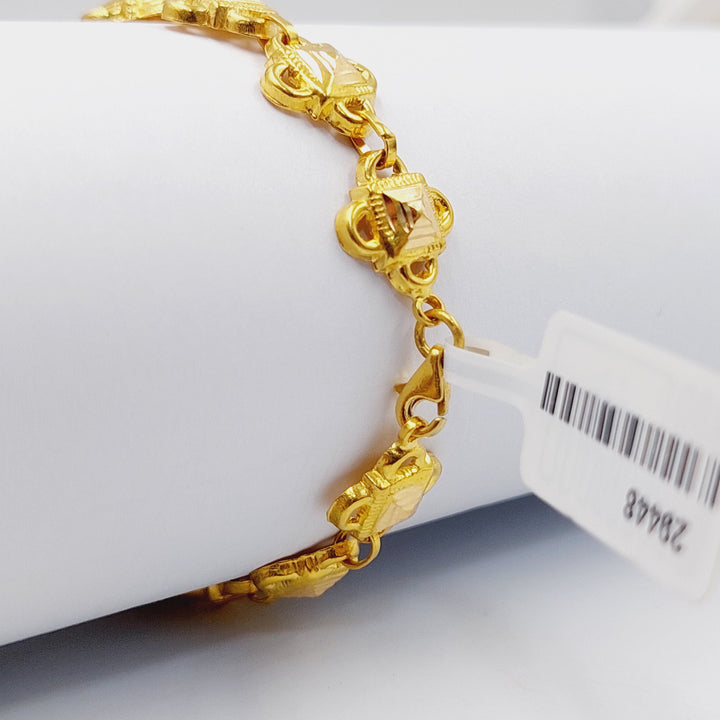 21K Gold Sun Bracelet by Saeed Jewelry - Image 5