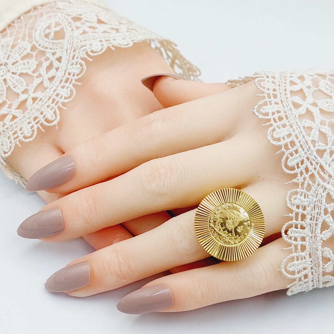 Sun Rashadi Ring  Made Of 21K Yellow Gold by Saeed Jewelry-29557