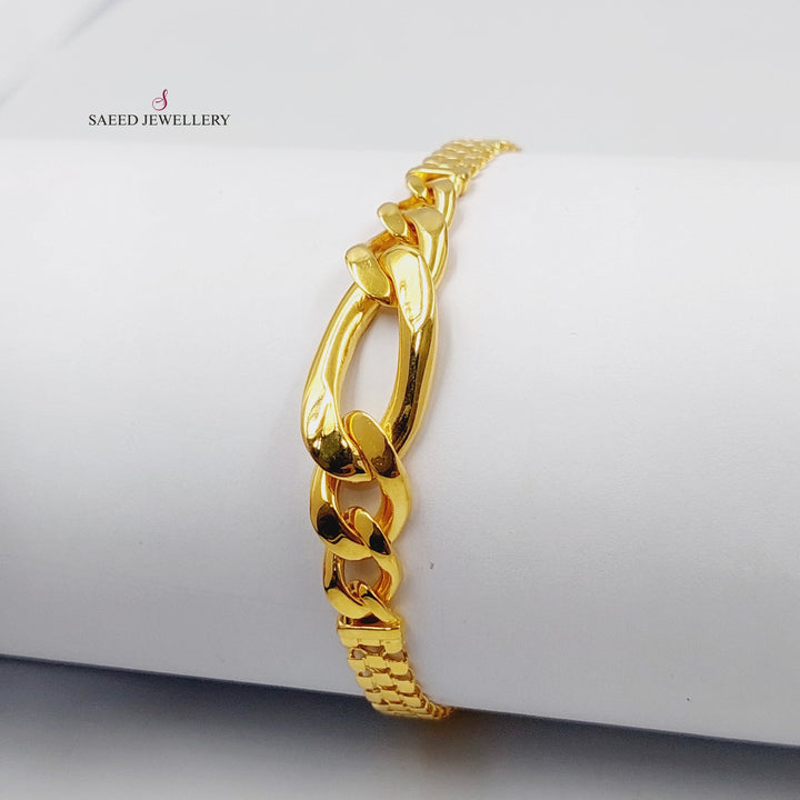 21K Gold Taft Bracelet by Saeed Jewelry - Image 5