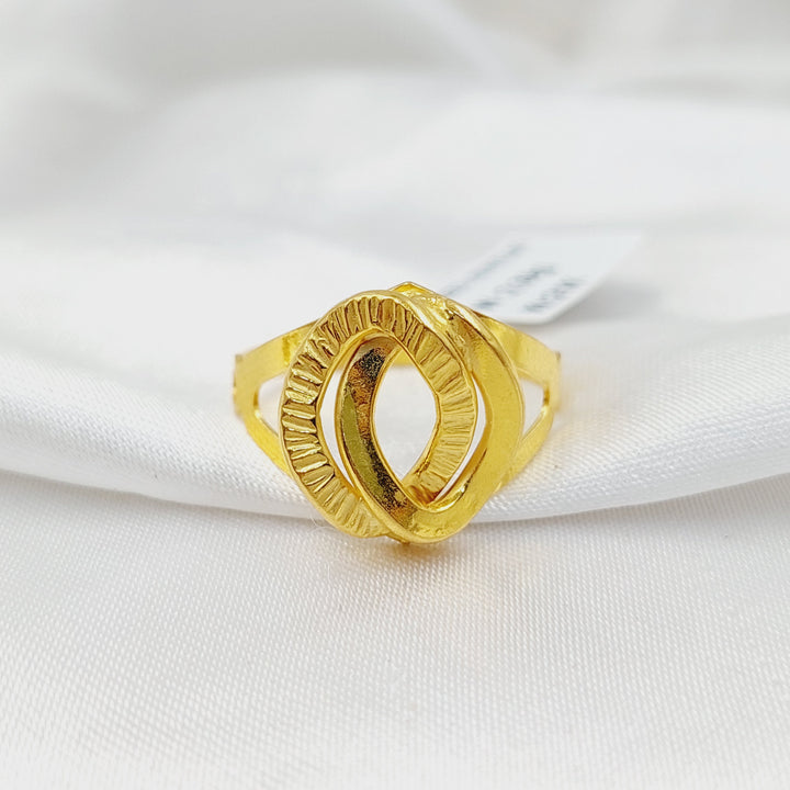 21K Gold Taft Ring by Saeed Jewelry - Image 4