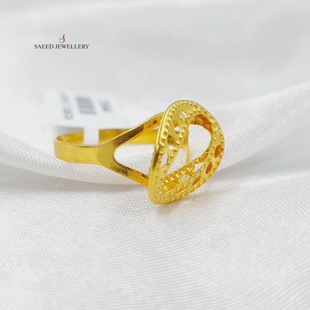 21K Gold Taft Ring by Saeed Jewelry - Image 3