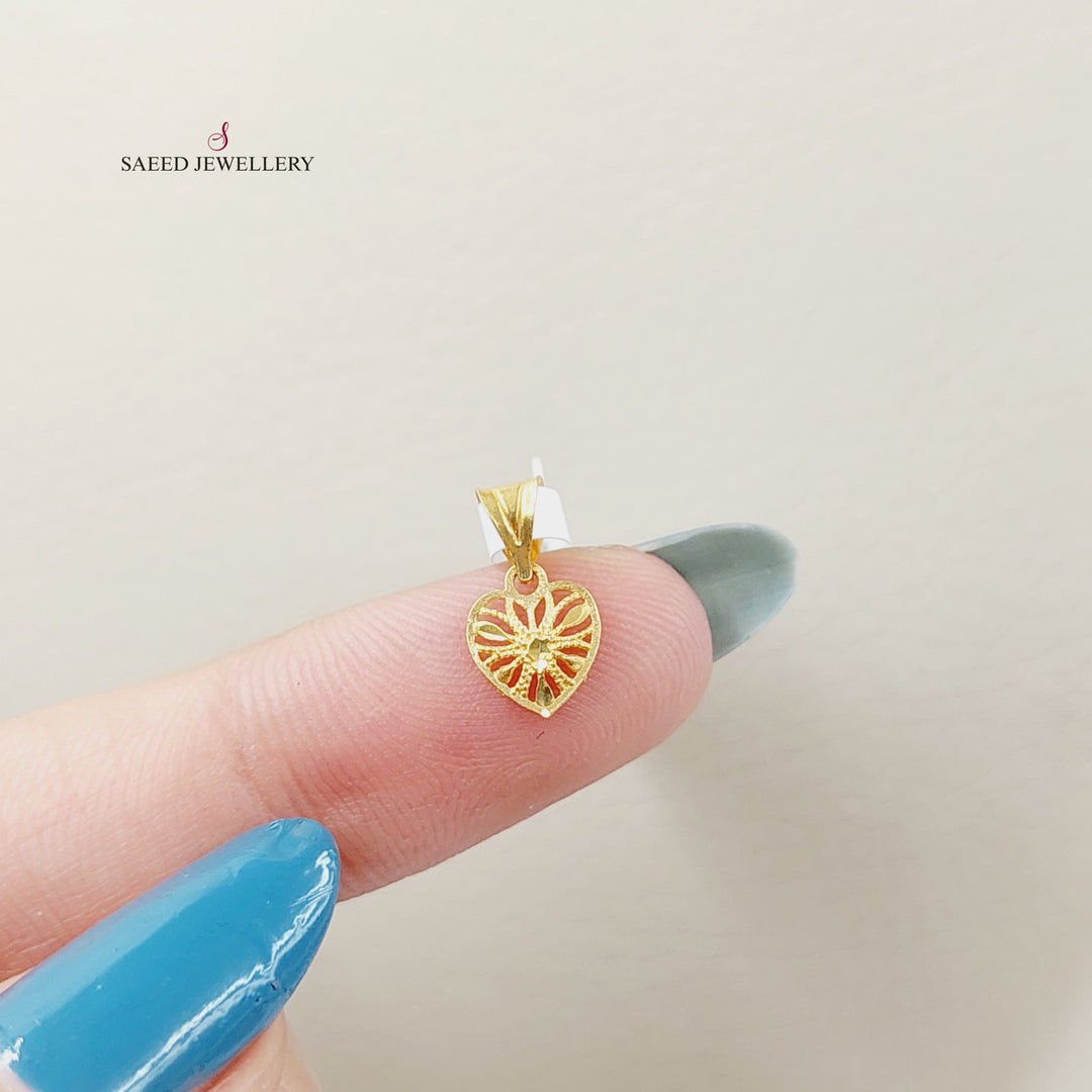 Tears Pendant  Made Of 21K Yellow Gold by Saeed Jewelry-30380