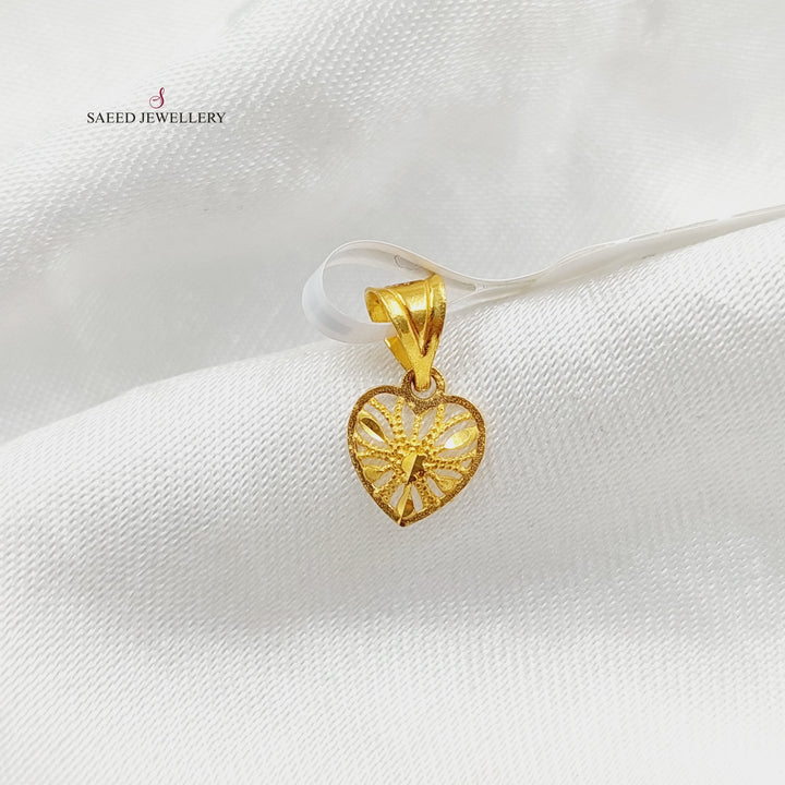 Tears Pendant  Made Of 21K Yellow Gold by Saeed Jewelry-30380