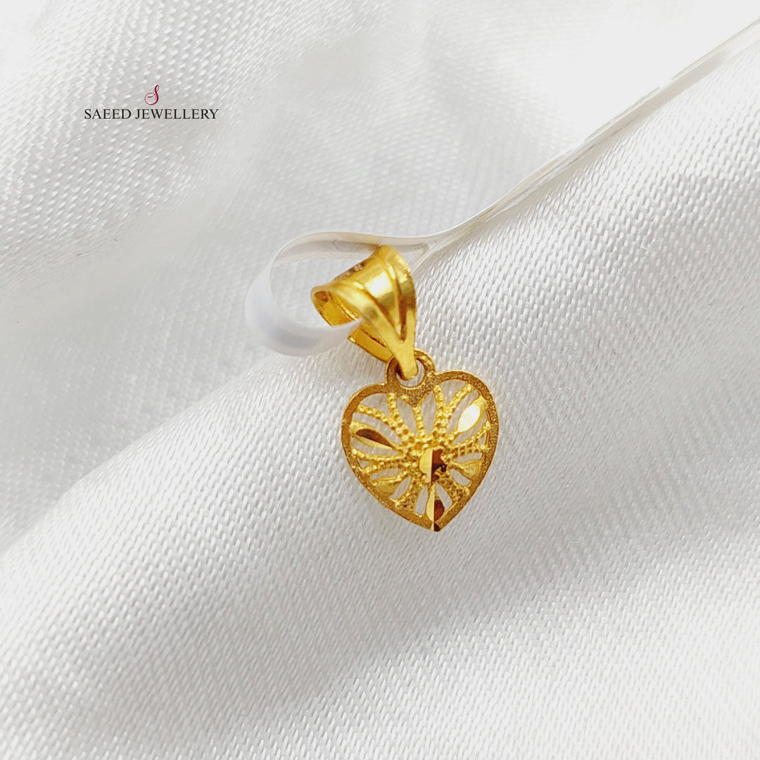 Tears Pendant  Made Of 21K Yellow Gold by Saeed Jewelry-30380