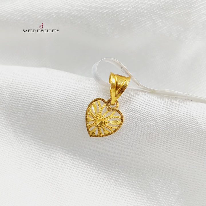 Tears Pendant  Made Of 21K Yellow Gold by Saeed Jewelry-30380