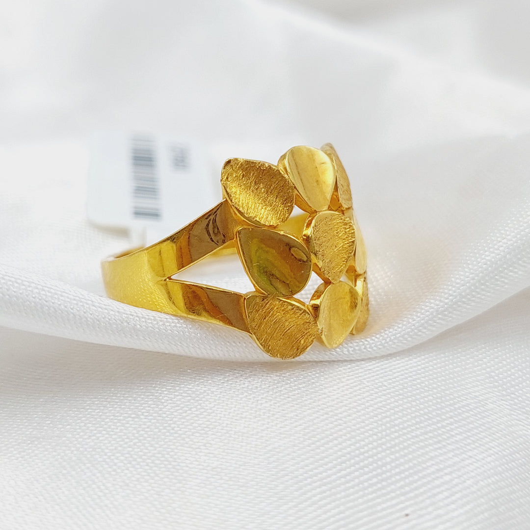 Tears Ring Made Of 21K Yellow Gold by Saeed Jewelry-27600