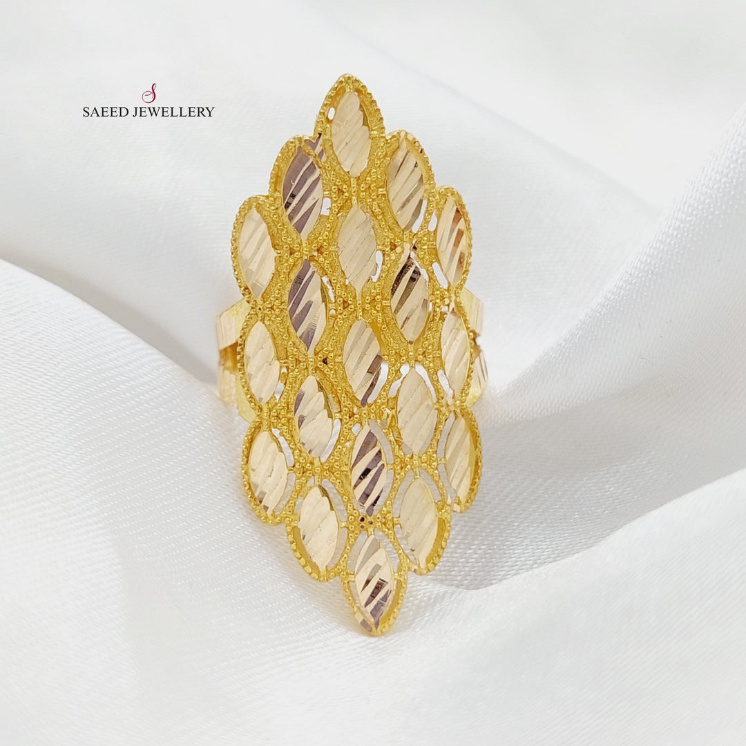 21K Gold Tears Ring by Saeed Jewelry - Image 2