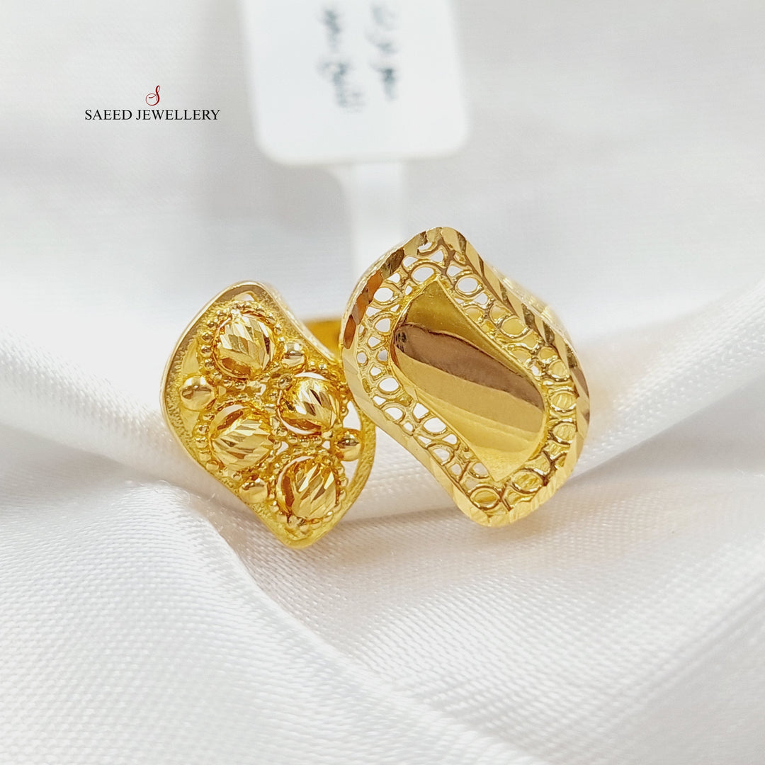 21K Gold Tears Ring by Saeed Jewelry - Image 6