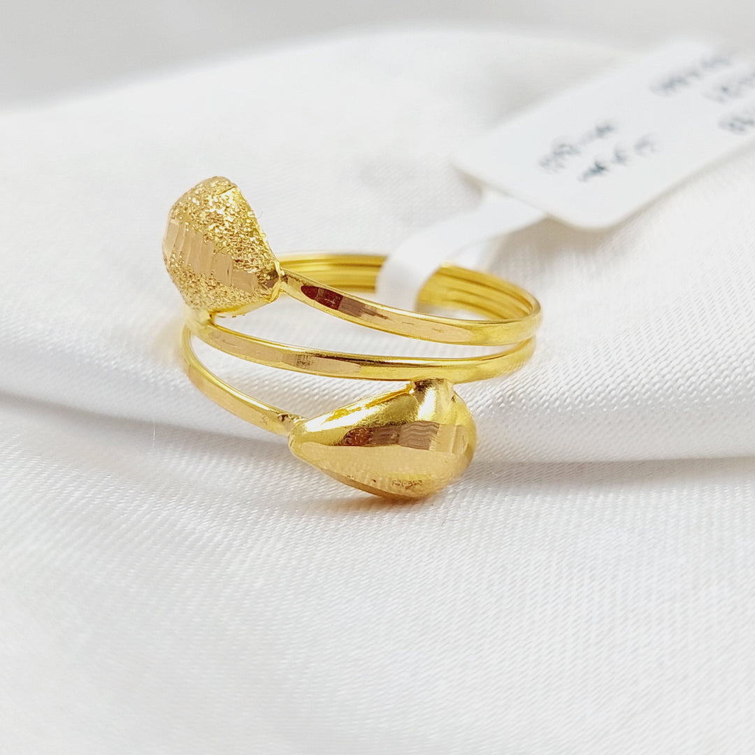 21K Gold Tears Ring by Saeed Jewelry - Image 1