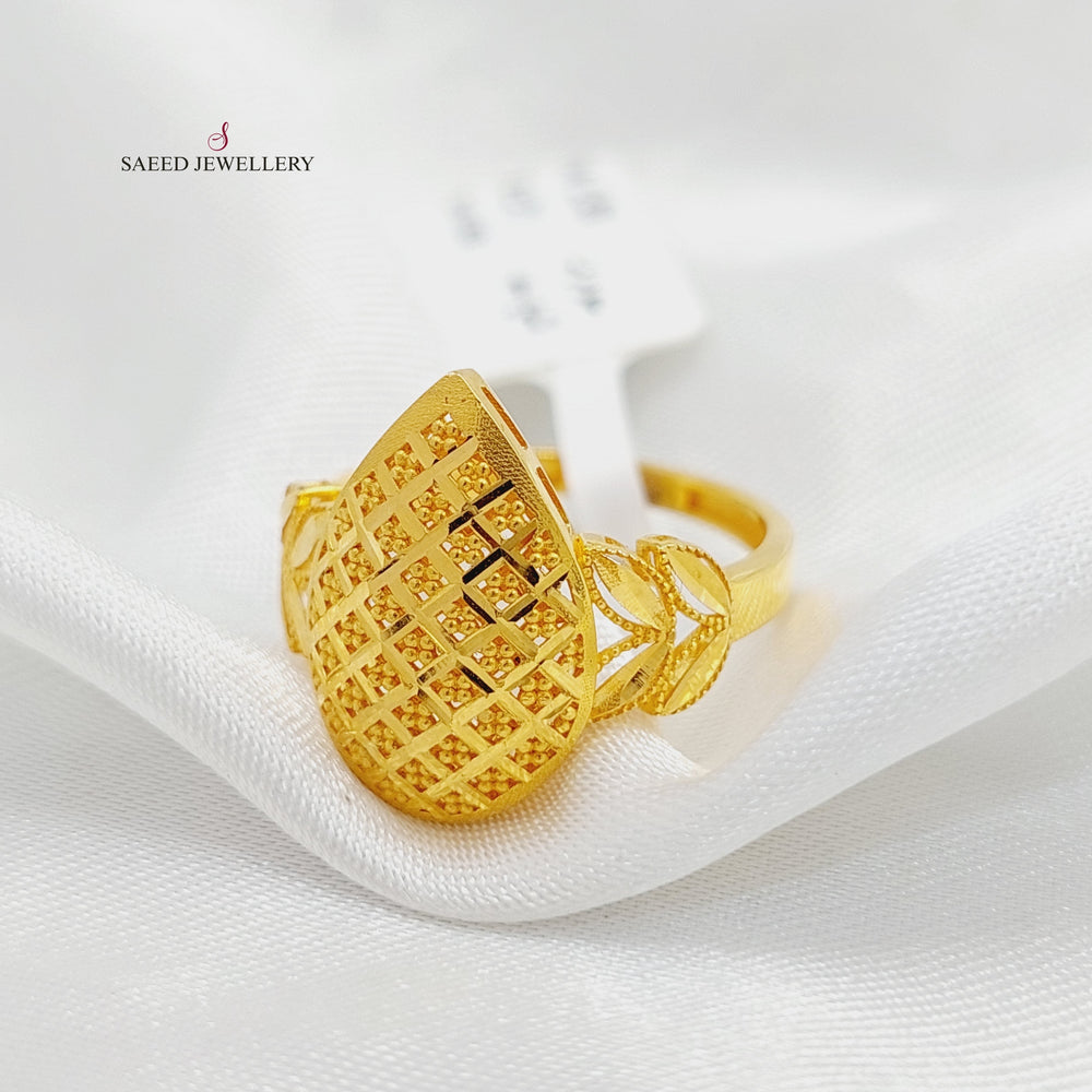 21K Gold Tears Ring by Saeed Jewelry - Image 2