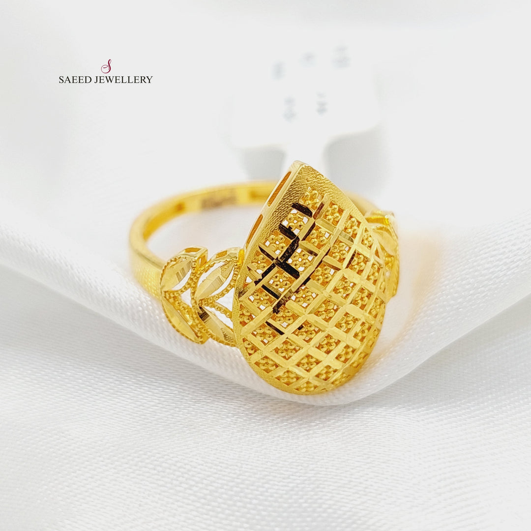 21K Gold Tears Ring by Saeed Jewelry - Image 3