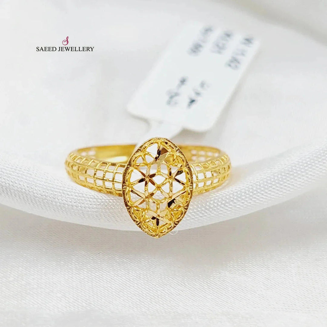 21K Gold Tears Ring by Saeed Jewelry - Image 3