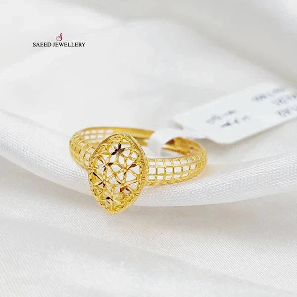 21K Gold Tears Ring by Saeed Jewelry - Image 4