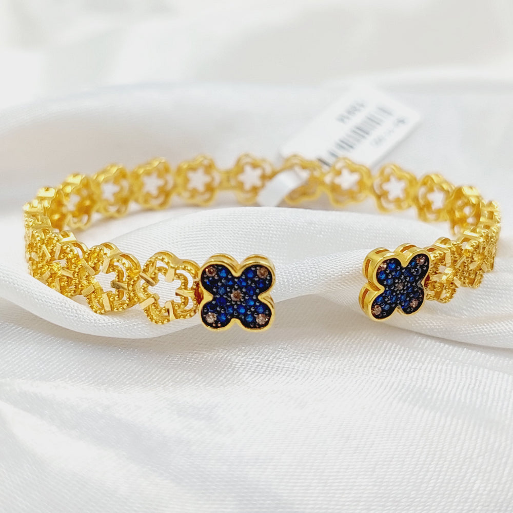 21K Gold Turkish Bracelet by Saeed Jewelry - Image 2