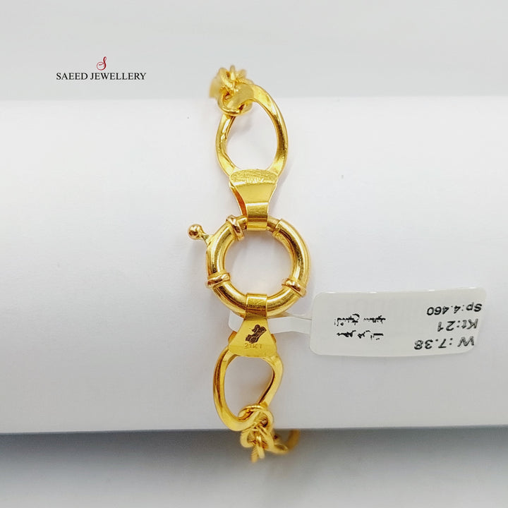 21K Gold Virna Bracelet by Saeed Jewelry - Image 1