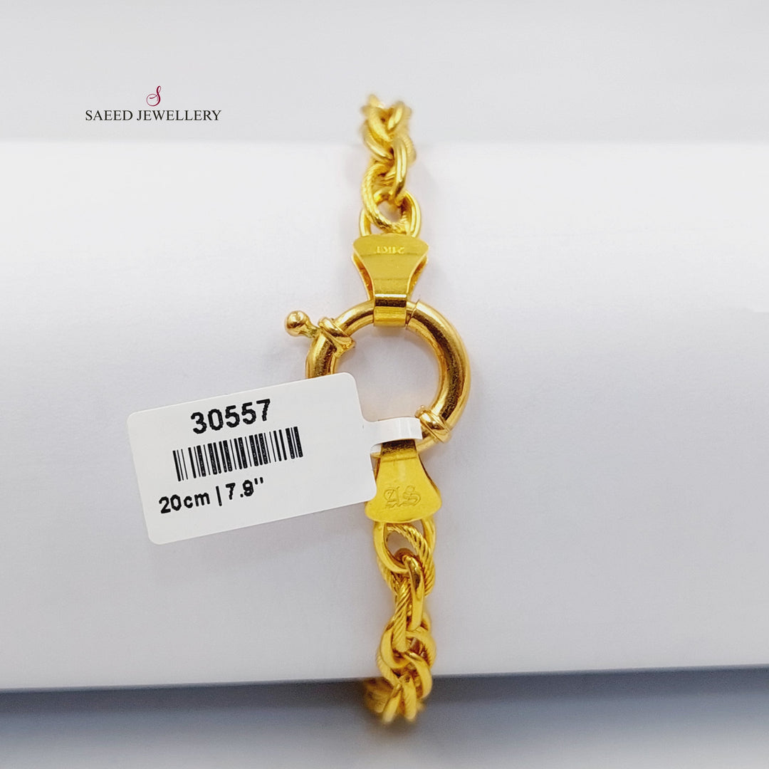 Virna Bracelet  Made Of 21K Yellow Gold by Saeed Jewelry-30557