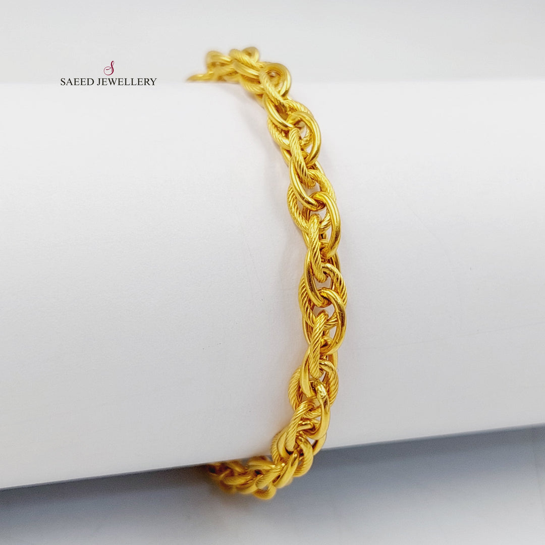 Virna Bracelet  Made Of 21K Yellow Gold by Saeed Jewelry-30557