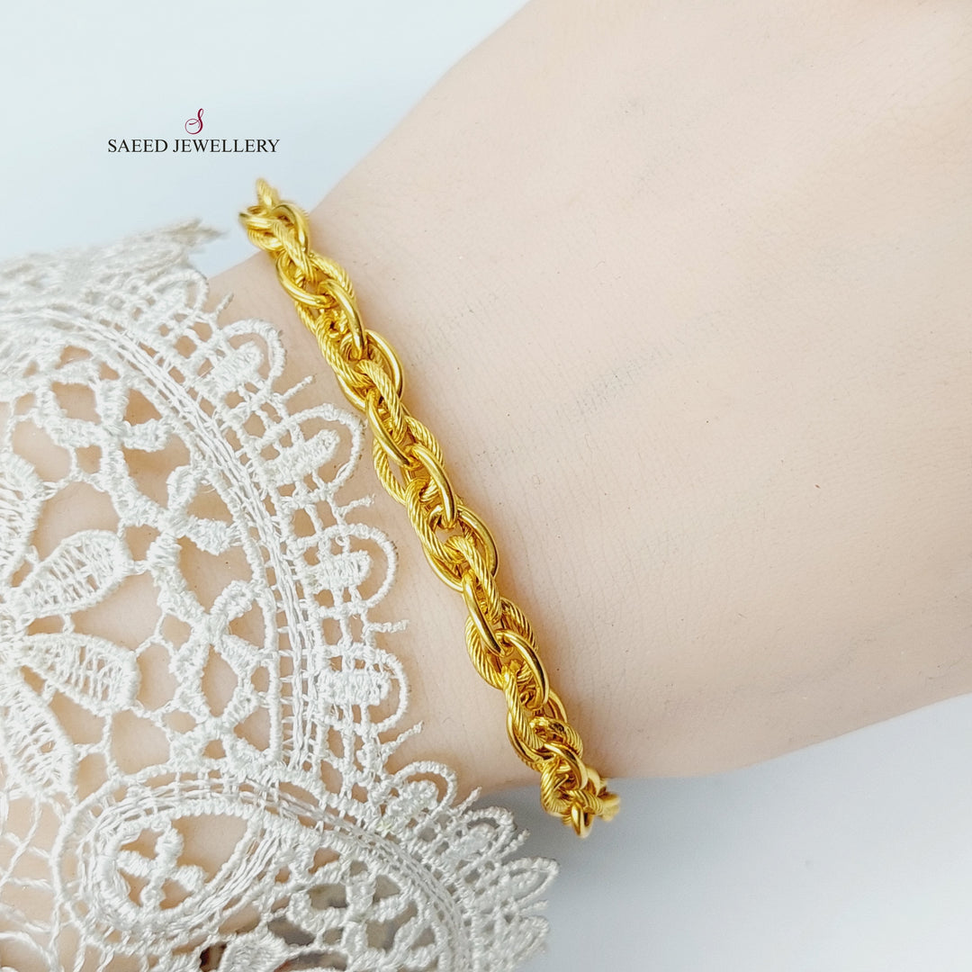 Virna Bracelet  Made Of 21K Yellow Gold by Saeed Jewelry-30557