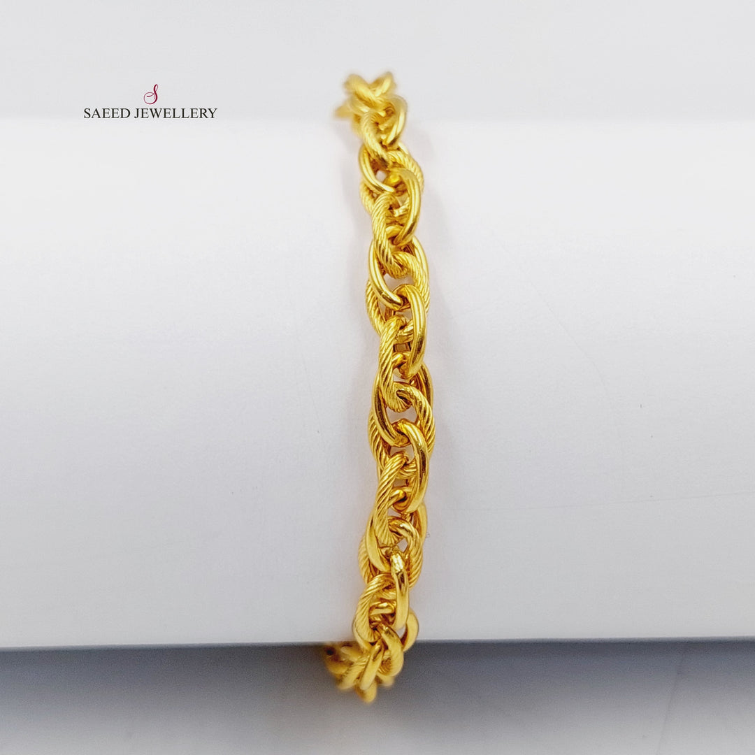 Virna Bracelet  Made Of 21K Yellow Gold by Saeed Jewelry-30557