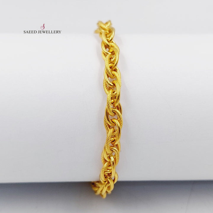 Virna Bracelet  Made Of 21K Yellow Gold by Saeed Jewelry-30557