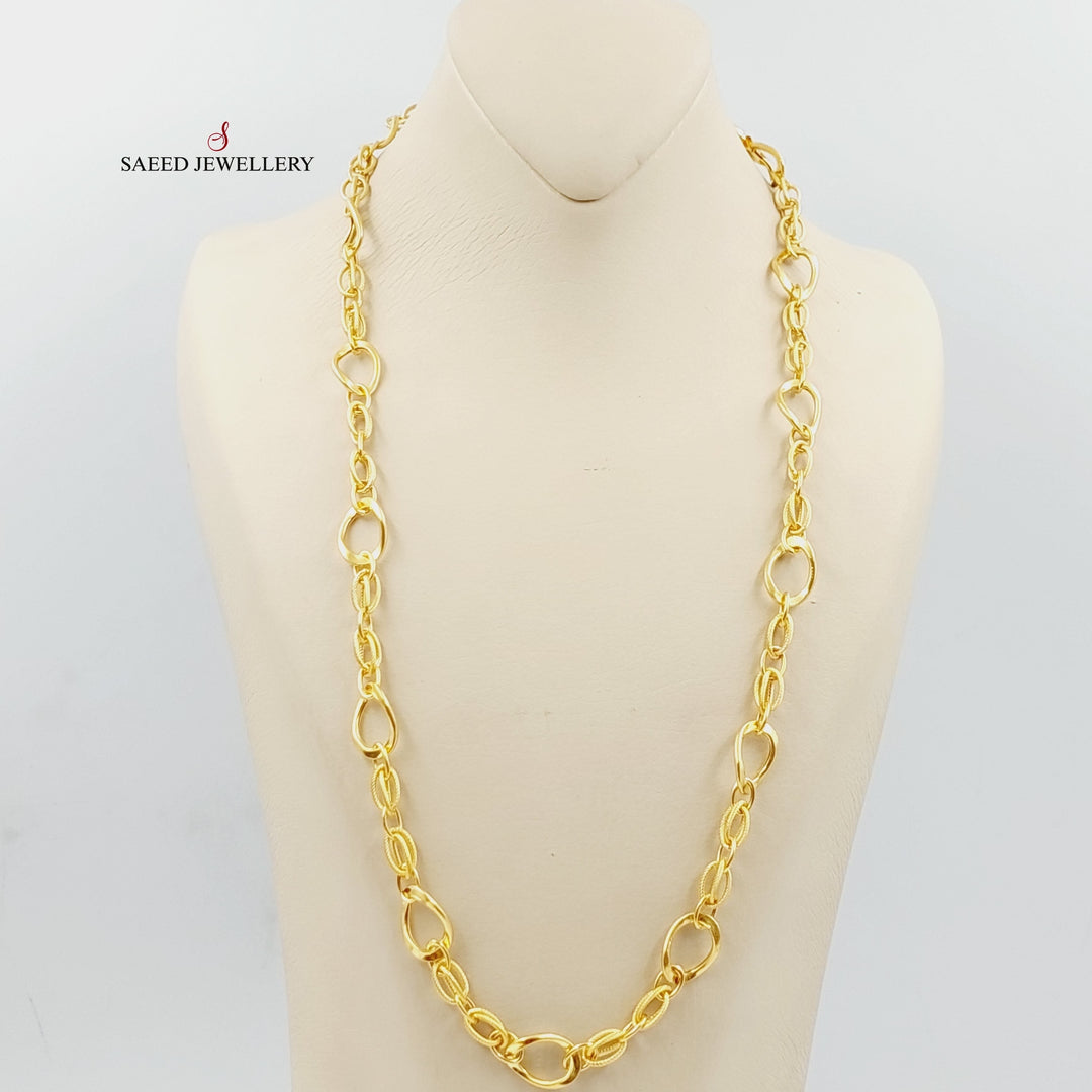21K Gold Virna Chain 60cm by Saeed Jewelry - Image 1