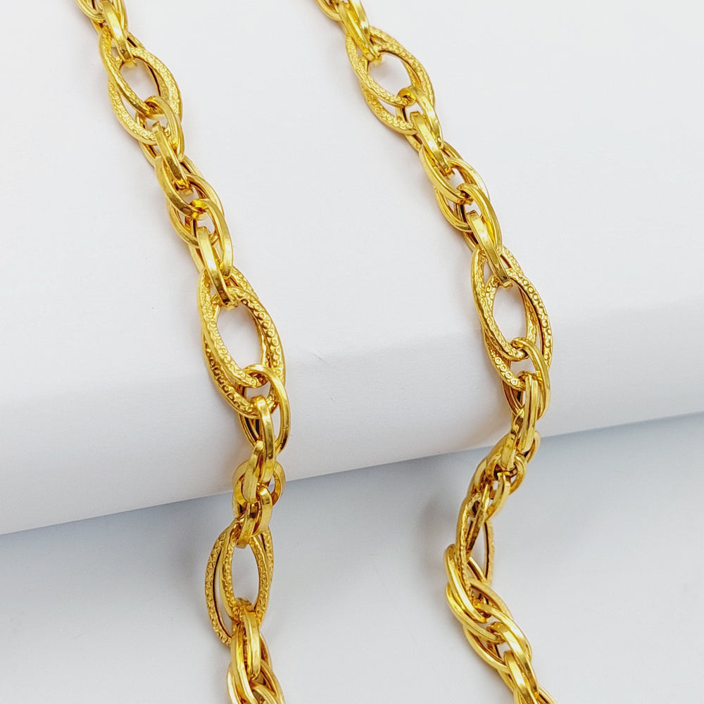 Virna Necklace 70cm Made Of 21K Yellow Gold by Saeed Jewelry-29668