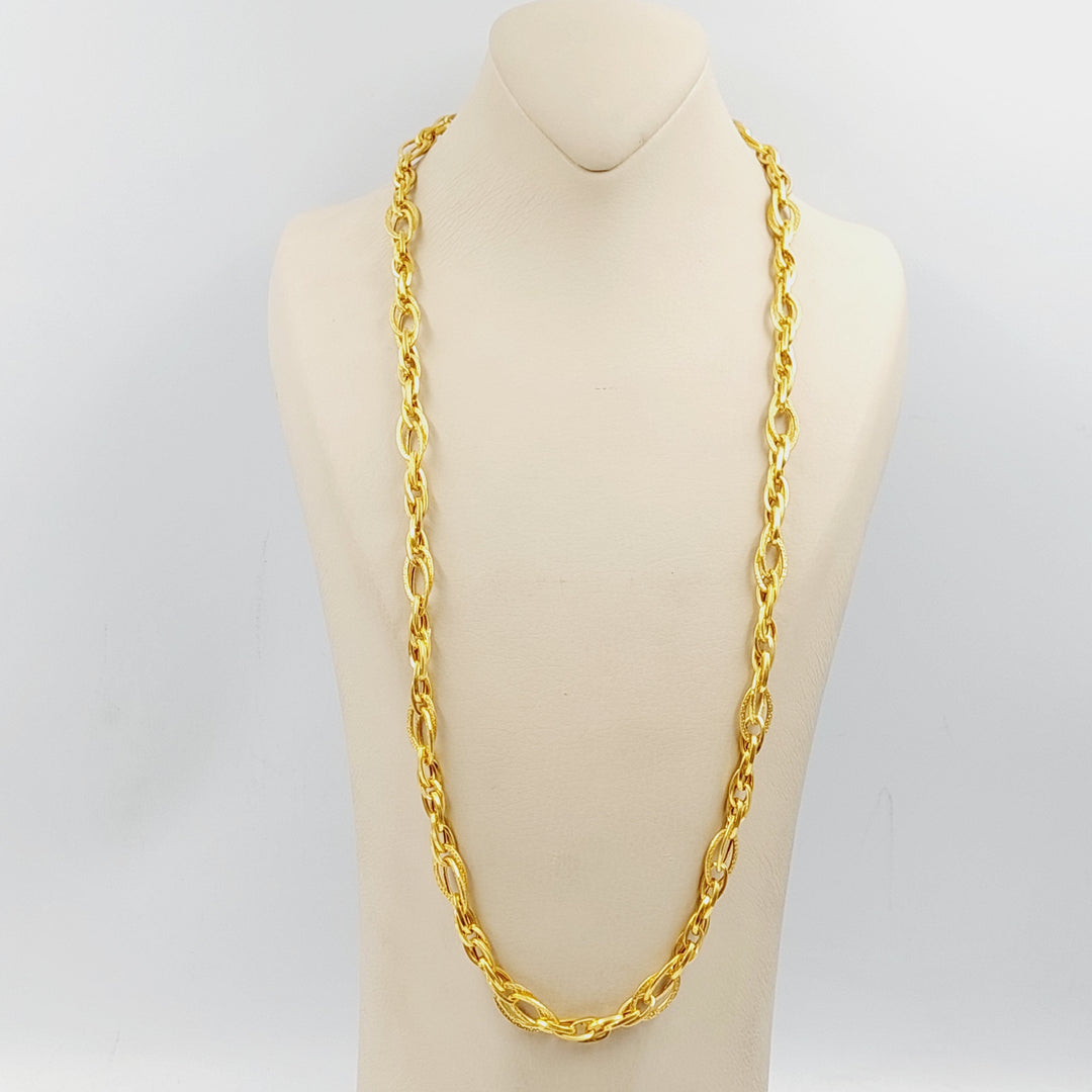 21K Gold Virna Necklace 70cm by Saeed Jewelry - Image 1