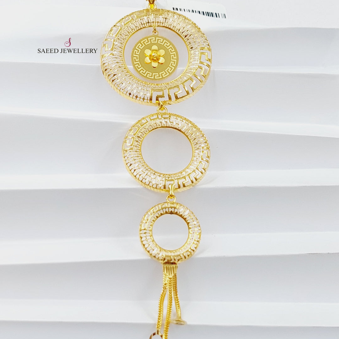 Virna Pendant Made Of 21K Yellow Gold by Saeed Jewelry-27688