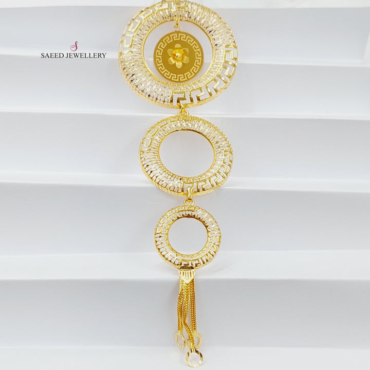 Virna Pendant Made Of 21K Yellow Gold by Saeed Jewelry-27688
